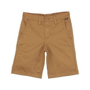 Vans Boys Authentic Stretch Shorts II (Big Kids) Dirt 26 (12 Big Kid)